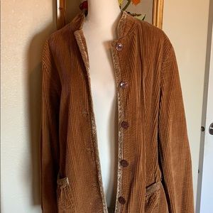 Brown Vintage J. Jill corduroy jacket